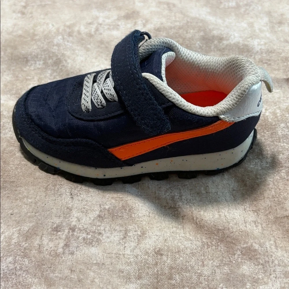 Carter's Navy and Orange Kids Sneakers